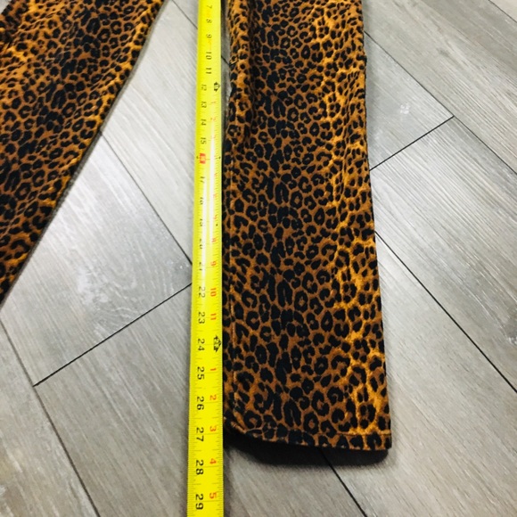 LIP SERVICE Vintage 90’s Leopard Print Punk 80’s Hair Metal Jeans~RARE FIND - Picture 7 of 16